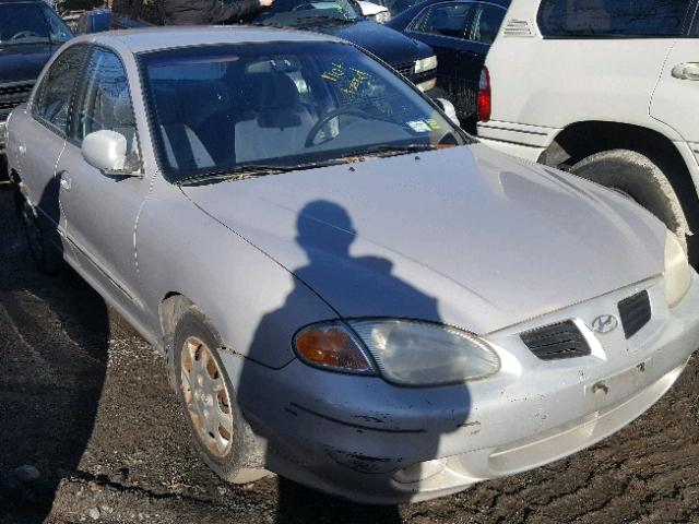 KMHJF35F3YU985203 - 2000 HYUNDAI ELANTRA GL SILVER photo 1