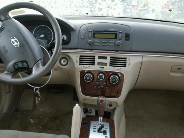 5NPEU46F76H124095 - 2006 HYUNDAI SONATA GLS TAN photo 9