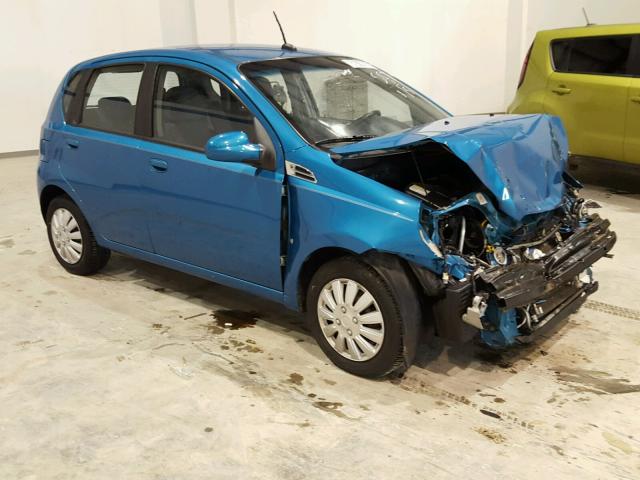 KL1TD66E99B667164 - 2009 CHEVROLET AVEO LS TURQUOISE photo 1