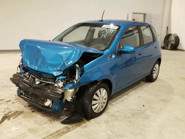 KL1TD66E99B667164 - 2009 CHEVROLET AVEO LS TURQUOISE photo 2