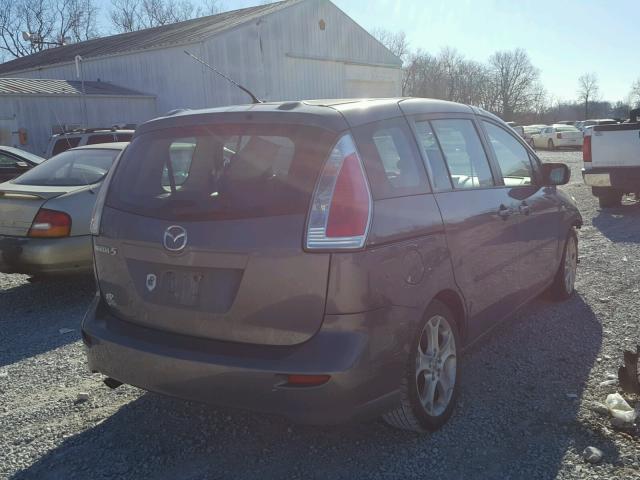 JM1CR293890334334 - 2009 MAZDA 5 GRAY photo 4