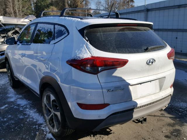 KM8J33A20HU559920 - 2017 HYUNDAI TUCSON LIM WHITE photo 3