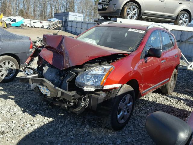 JN8AS5MT6FW651756 - 2015 NISSAN ROGUE SELE RED photo 2