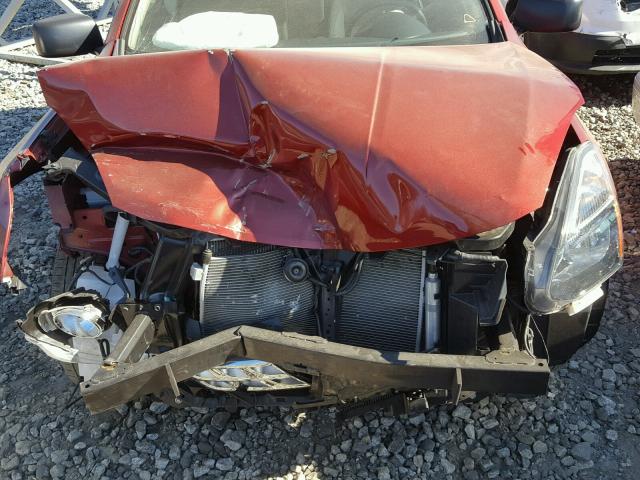 JN8AS5MT6FW651756 - 2015 NISSAN ROGUE SELE RED photo 7