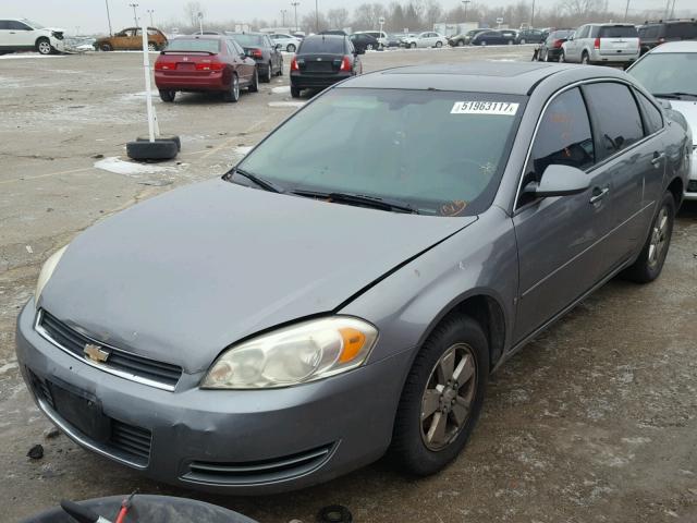 2G1WT58N169108553 - 2006 CHEVROLET IMPALA LT GRAY photo 2