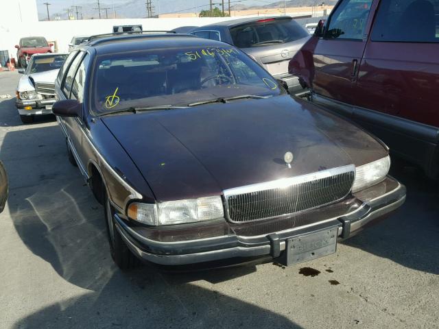 1G4BR82P8TR412511 - 1996 BUICK ROADMASTER BURGUNDY photo 1