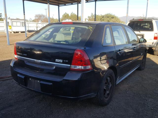 1G1ZT68N87F106343 - 2007 CHEVROLET MALIBU MAX შავი ფოტო 4