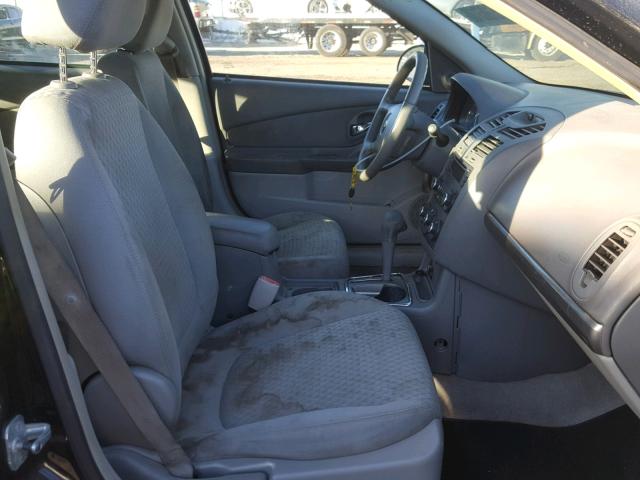 1G1ZT68N87F106343 - 2007 CHEVROLET MALIBU MAX შავი ფოტო 5