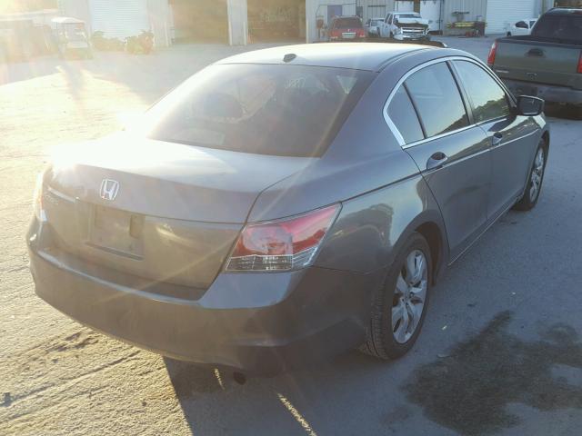 JHMCP26888C069190 - 2008 HONDA ACCORD EXL GRAY photo 4