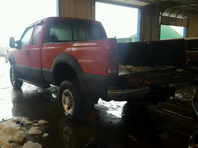 1FTSX31F5XEC87065 - 1999 FORD F350 SRW S RED photo 3