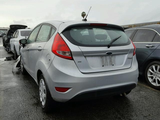 3FADP4EJ8DM144538 - 2013 FORD FIESTA SE SILVER photo 3