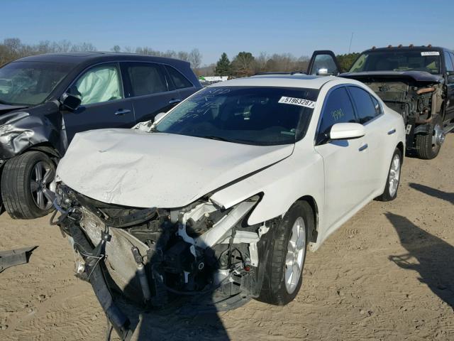 1N4AA5AP6EC485931 - 2014 NISSAN MAXIMA S WHITE photo 2