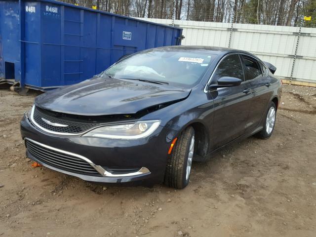 1C3CCCAB2HN508625 - 2017 CHRYSLER 200 LIMITE BLACK photo 2