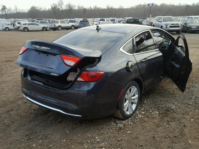 1C3CCCAB2HN508625 - 2017 CHRYSLER 200 LIMITE BLACK photo 4