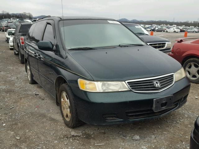 2HKRL18691H570399 - 2001 HONDA ODYSSEY EX GREEN photo 1