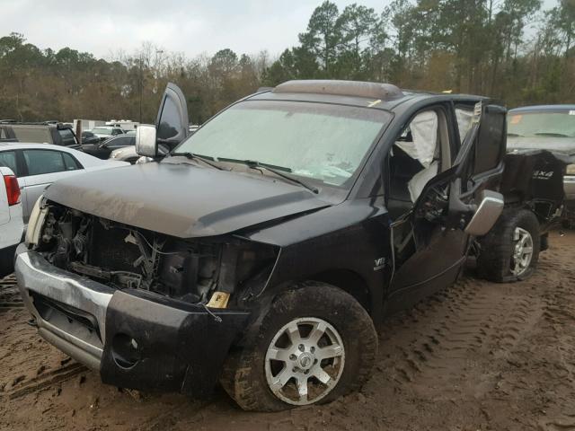 1N6AA07B94N534869 - 2004 NISSAN TITAN XE BLACK photo 2