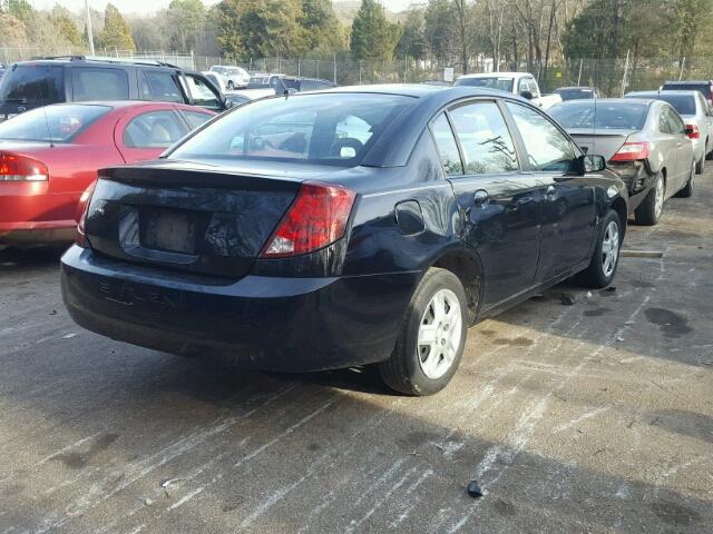 1G8AJ55F16Z128158 - 2006 SATURN ION LEVEL BLACK photo 4