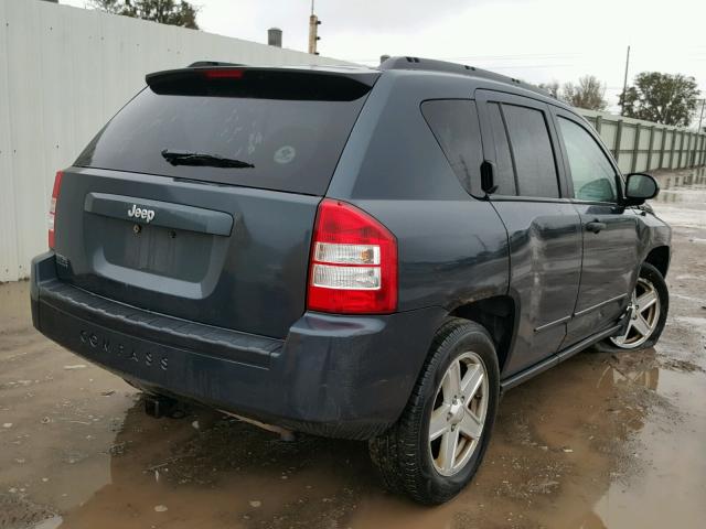 1J8FT47W28D529465 - 2008 JEEP COMPASS SP BLUE photo 4