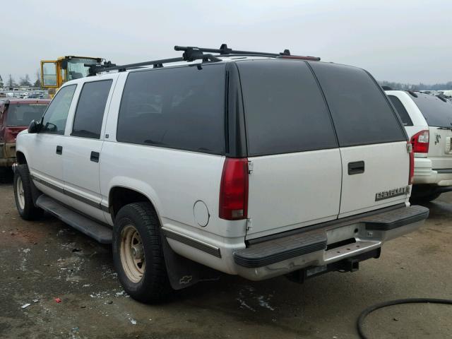 3GNFK16R2XG121478 - 1999 CHEVROLET SUBURBAN K WHITE photo 3