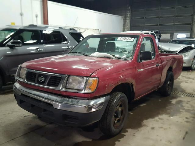 1N6DD21S2WC374292 - 1998 NISSAN FRONTIER X RED photo 2