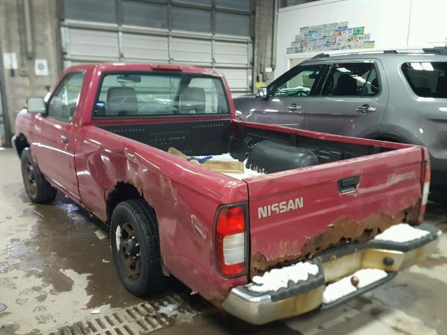 1N6DD21S2WC374292 - 1998 NISSAN FRONTIER X RED photo 3