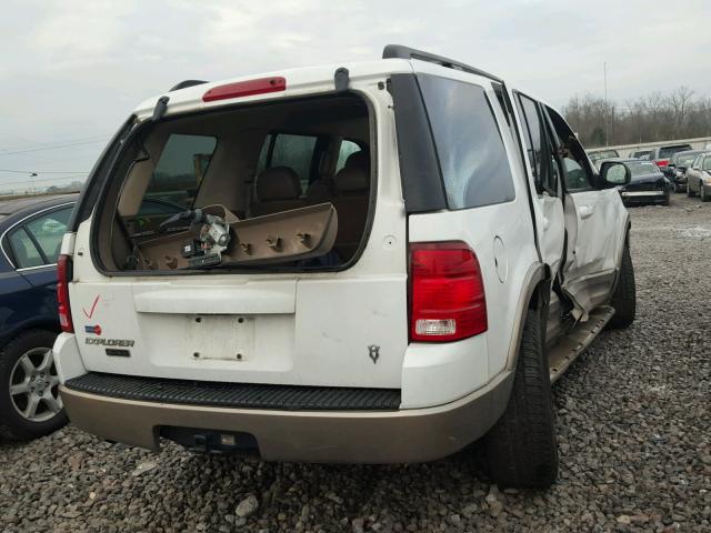 1FMZU64W93UA55455 - 2003 FORD EXPLORER E WHITE photo 4