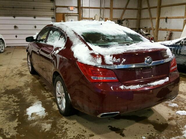 1G4GB5G37FF193867 - 2015 BUICK LACROSSE BURGUNDY photo 3