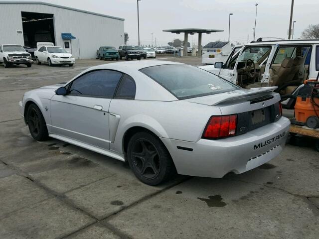 1FAFP42X3XF207759 - 1999 FORD MUSTANG GT SILVER photo 3