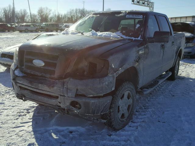 1FTPW14V07FB64588 - 2007 FORD F150 SUPER BLACK photo 2