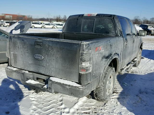 1FTPW14V07FB64588 - 2007 FORD F150 SUPER BLACK photo 4