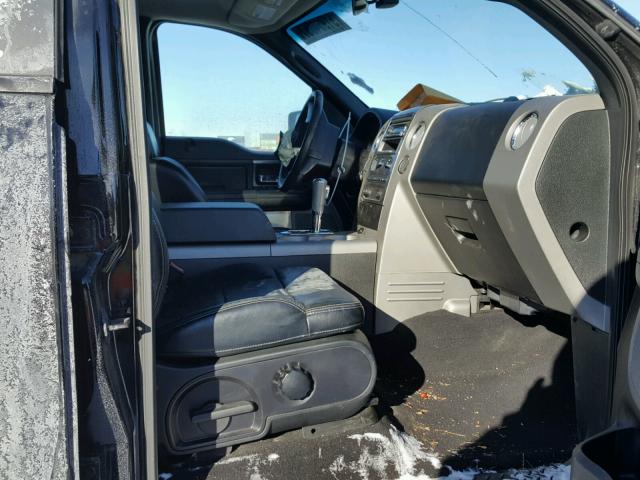 1FTPW14V07FB64588 - 2007 FORD F150 SUPER BLACK photo 5