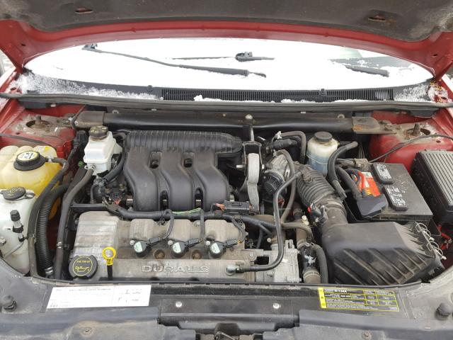 1FAFP23145G132785 - 2005 FORD FIVE HUNDR RED photo 7