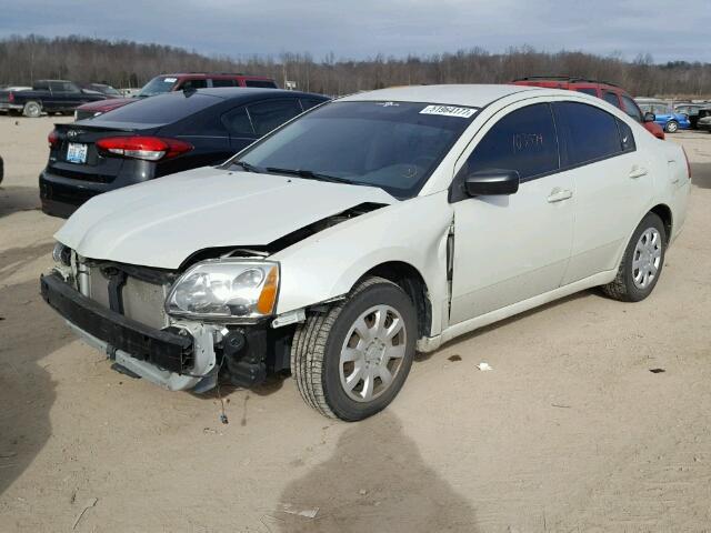 4A3AB36F77E081617 - 2007 MITSUBISHI GALANT ES WHITE photo 2