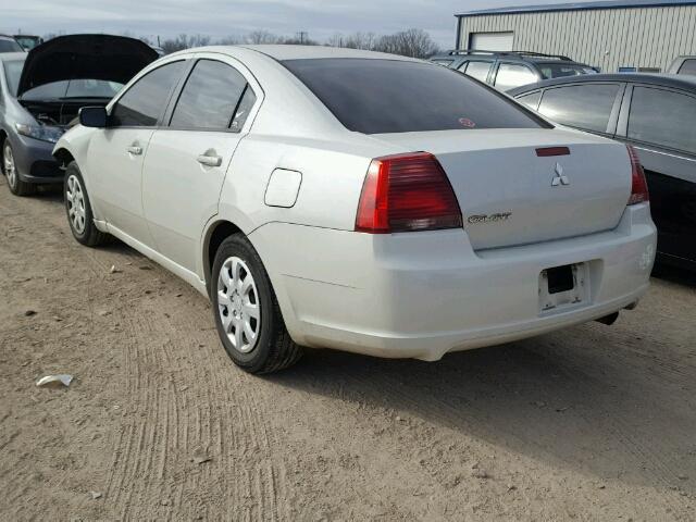 4A3AB36F77E081617 - 2007 MITSUBISHI GALANT ES WHITE photo 3