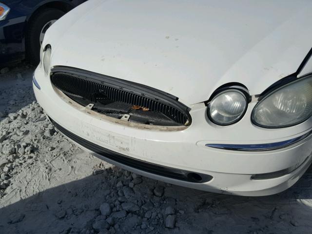 2G4WE567251264096 - 2005 BUICK LACROSSE C WHITE photo 10