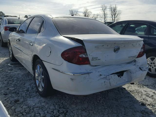 2G4WE567251264096 - 2005 BUICK LACROSSE C WHITE photo 3