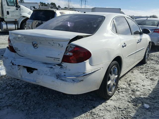 2G4WE567251264096 - 2005 BUICK LACROSSE C WHITE photo 4