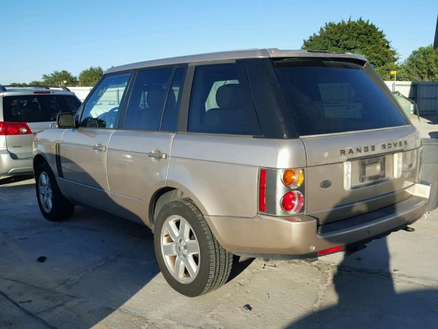 SALME11493A130196 - 2003 LAND ROVER RANGE ROVE TAN photo 3