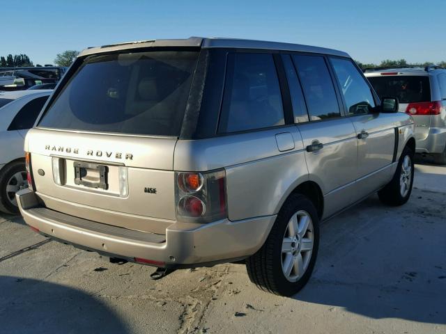 SALME11493A130196 - 2003 LAND ROVER RANGE ROVE TAN photo 4