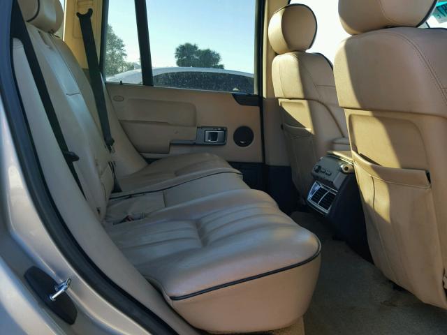 SALME11493A130196 - 2003 LAND ROVER RANGE ROVE TAN photo 6