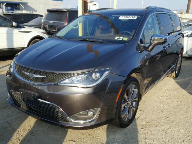 2C4RC1GG7JR164182 - 2018 CHRYSLER PACIFICA L 灰色 照片 2