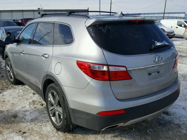 KM8SNDHF4FU091507 - 2015 HYUNDAI SANTA FE G SILVER photo 3