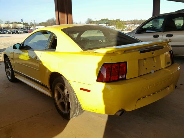 1FAFP42X23F394826 - 2003 FORD MUSTANG GT YELLOW photo 3
