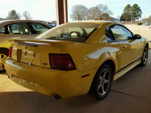 1FAFP42X23F394826 - 2003 FORD MUSTANG GT YELLOW photo 4