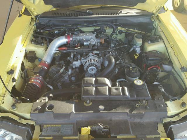 1FAFP42X23F394826 - 2003 FORD MUSTANG GT YELLOW photo 7