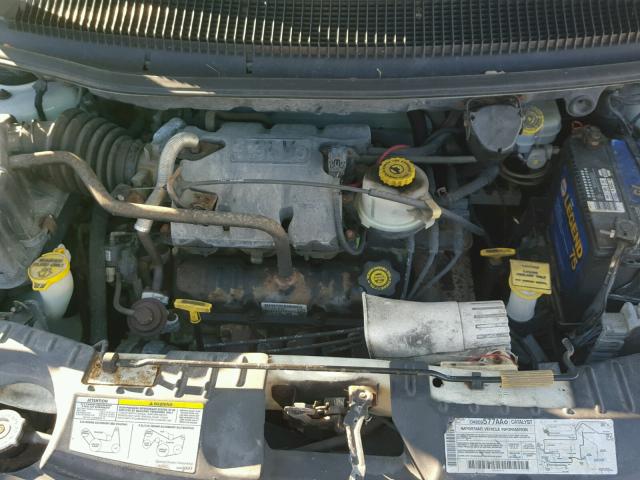 1B4GP25301B192015 - 2001 DODGE CARAVAN SE WHITE photo 7