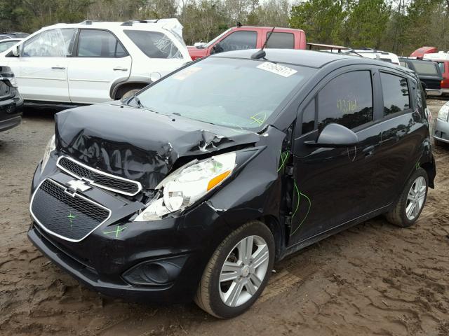 KL8CD6S92DC534422 - 2013 CHEVROLET SPARK 1LT BLACK photo 2