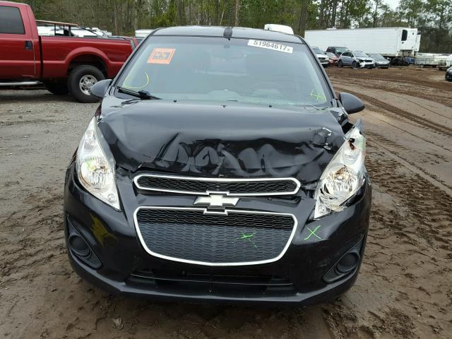 KL8CD6S92DC534422 - 2013 CHEVROLET SPARK 1LT BLACK photo 9