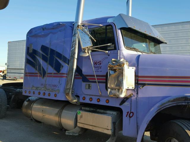 2FUPDSEB0SA631856 - 1995 FREIGHTLINER CONVENTION PURPLE photo 9