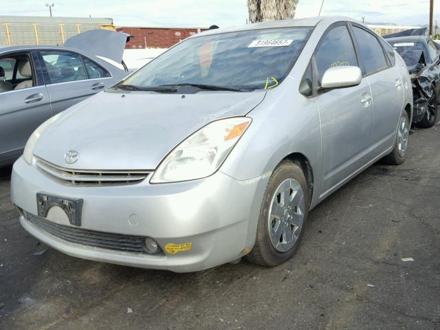 JTDKB20U640069802 - 2004 TOYOTA PRIUS SILVER photo 2